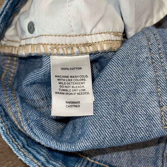 BP Be Responsible BLUE PLAID DENIM JEANS‎ STRAIGHT LEG Size 27 NWOT - Picture 9 of 12